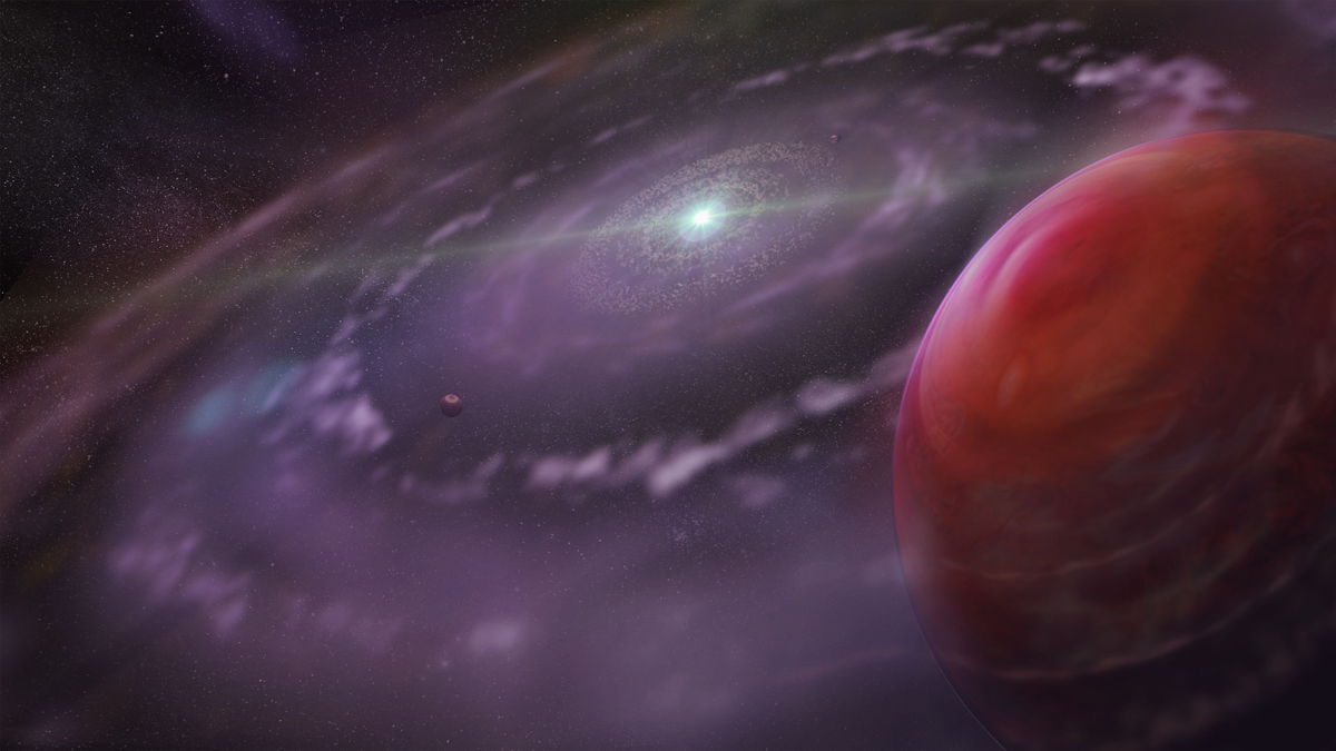 Giant Alien Planet in Supersized Solar System May Solve Mystery